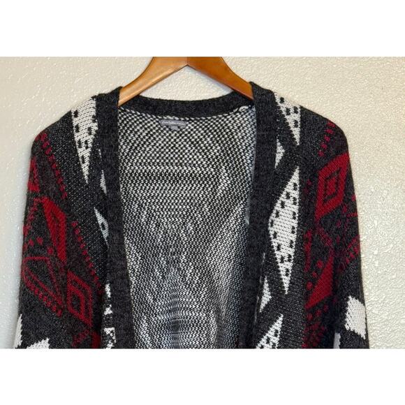 Charlotte Russe Cardigan Women Large Open Front Western Aztec Fringe Outdoor - Picture 2 of 9